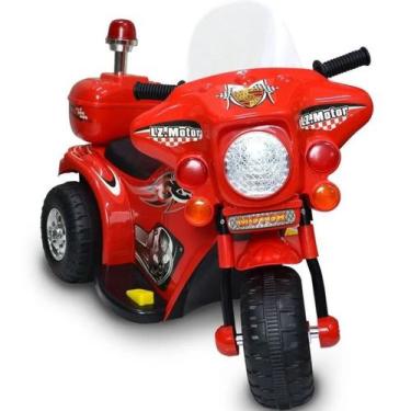 Mini Moto Eletrica Infantil Motocross Motoca Vermelho