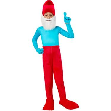 Imagem de Rubie's Macacão infantil de fantasia de Papa Smurf, como mostrado, grande