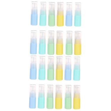Imagem de 24 Peças garrafa colorida Garrafinha colorida Cosmético Artigos de higiene pessoal bomba de pó garrafa de viagem tamanho de viagem
