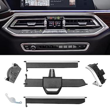Imagem de Jaronx Compatível com clipes de ventilação BMW para X5 G05 2019-2023/X6 G06 2020-2023/X7 G07 2019-2023, conjunto de abas de saída de ventilação de ar condicionado atualizado para BMW Air Vent Trim (lado direito)