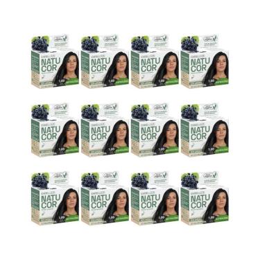 Imagem de Coloraçao Natucor 1.00 Preto Intenso-Kit C/12Un