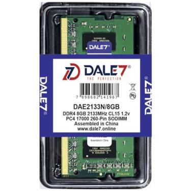 Imagem de Dale7, Memória Dale7 Ddr4 8Gb 2133 Mhz Notebook 1.2V