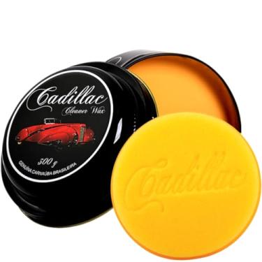 Imagem de CERA POLIDORA DE CARNAÚBA AUTOMOTIVA LIMPEZA BRILHO PROTEÇÃO CADILLAC CLEANER WAX 300 G