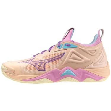 Imagem de Mizuno Tênis adulto Momentum 3 unissex, Peach Bud, 13.5 Wide Women/12 Men