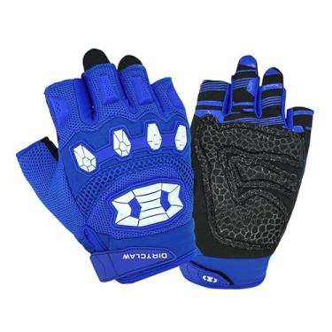 Imagem de Seibertron Youth Dirtclaw Gloves - BMX MX ATV MTB Road Racing Mountain Bike Cycling Gloves Blue L
