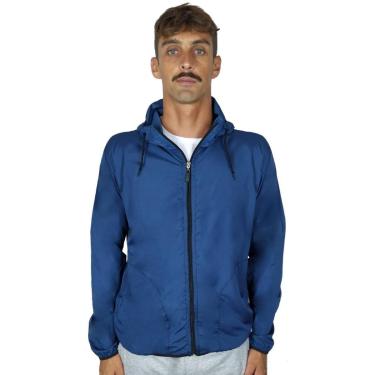 Imagem de Agasalho Corta Vento Light Masculino Azul WSS Classic-Masculino
