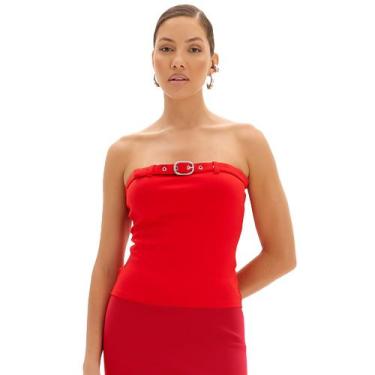 Imagem de Blusa Corset Easy Lança Perfume Fall Pr25 Vermelho Feminino