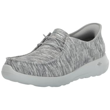 Imagem de Skechers Skechers Tênis feminino sem cadarço Go Walk Joy Moc Toe Casual, Cinza, 43