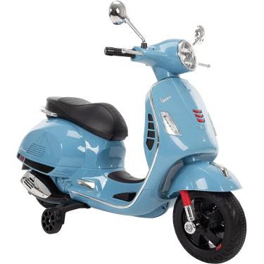 Imagem de Moto Scooter  Infantil Bandeirante Vespa GTS Eletrica 12V Azul