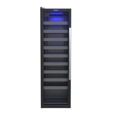 Imagem de Adega Piubella 200 para 50 Garrafas Preto Porta Invertida 127V Venax
