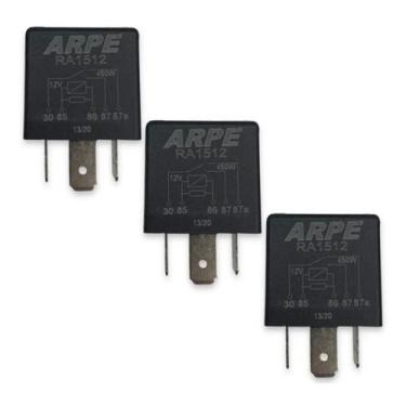 Imagem de Rele Auxiliar Reversor 40/30a 12v Universal 5 Terminais - Arpe