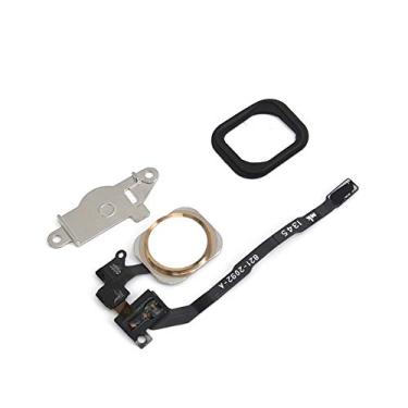 Imagem de Botão Home Key Flex Cable Metal Bracket Rubber Gasket for iPhone 5s (Dourado)