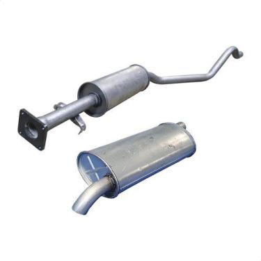 Imagem de Kit Escapamento Abafador + Silencioso Kadett 1.8 2.0 97 A 98 - ScapJá