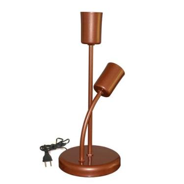 Imagem de Luminária de Mesa, Abajur para Sala Estilo Moderno com 02 Hastes - Biv