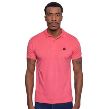 Imagem de Camisa Polo Masculina Fatal Piquet Rosa Coral 29524