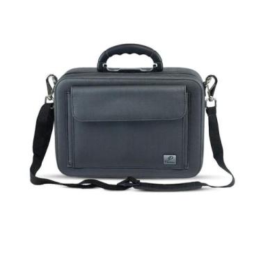 Imagem de Maleta Médica Profissional Grafite Com Alça e Divisória C136 Panton 