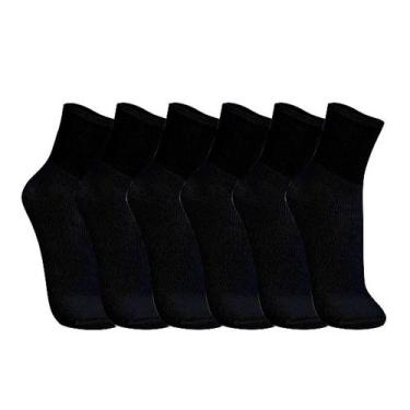 Imagem de Kit/6 meia trifil 8720, Preto, 35-38