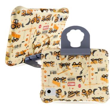 Imagem de Topevoeon Capa escavadeira para Samsung Tab S6 Lite 10,4 P610 P620 2024 para crianças, meninos, EVA, leve, compatível com alça e suporte, capa completa à prova de choque para meninos (WJJ)