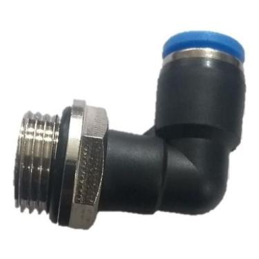 Imagem de Conexão Pneumática Cotovelo 90º Macho 3/8 Bsp X Tubo 12 Mm - Mecapar