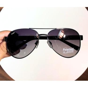 Imagem de Oculos solar aviador - polarizado - HOOP, Cinza