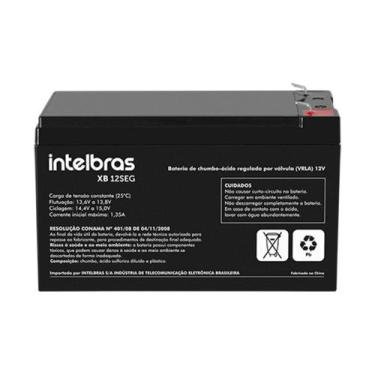 Imagem de Bateria vrla 12v p/ sist de segurança - xb 12seg 4860010 - INTELBRAS