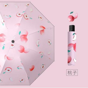 Imagem de Guarda Chuva Com Desenhos De Fruta Automático e Reforçado Infantil - s