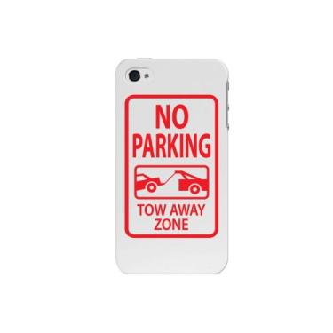 Imagem de Cellet Placa sem estacionamento para Apple iPhone 4/4S - Branca