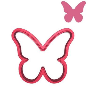 Imagem de Cortador Contorno Borboleta Encanto Asa Aberta - DOCE IMPRESSO, 5,5cm