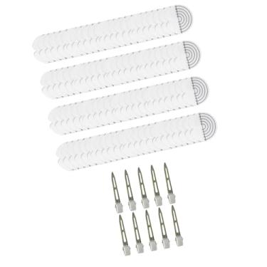 Imagem de Esquirla 100x Protetores de Escudo Térmico Único Furo Extensão de Cabelo Escudo de Cabeleireiro Suprimentos Peças de Isolamento Térmico para Barbearia Barbeiro