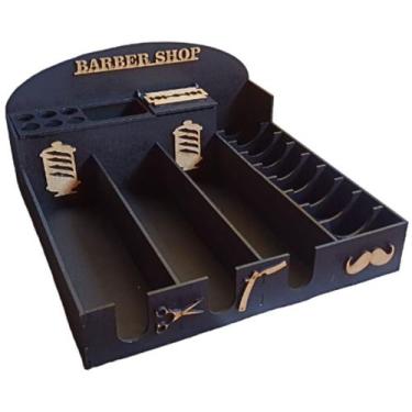 Imagem de Caixa Para Maquina Corta Cabelo Navalha Tesoura Lâmina Pente - LUALKI-
