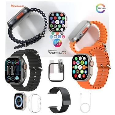 Imagem de Smartwatch W69 Ultra Plus Relogio Tela Amoled Lançamento Android Ios B