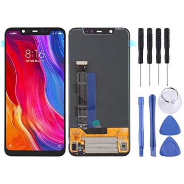 Imagem de tela Tela OEM OLED LCD e Montagem completa do Digitalizer para Xiaomi Mi 8 (preto) substituição da tela