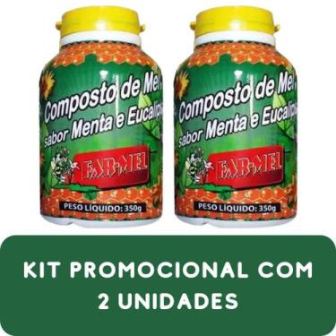 Imagem de Composto Antigripal Farmel Mel Menta e Eucalipto 350g Kit Promocional 