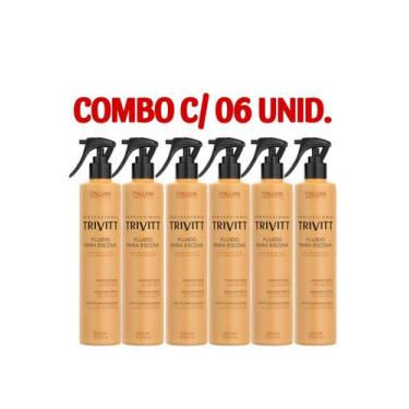 Imagem de Combo 06 Fluidos para escova 300ml Trivitt Itallian - Itallian Hairtec