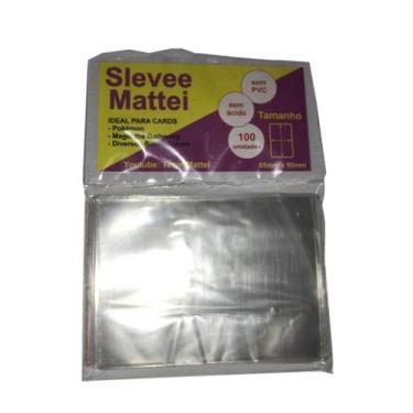 Imagem de Sleeves Pokémon Protetores Para Cards 65x90mm 100 Unidades - Slevee Ma