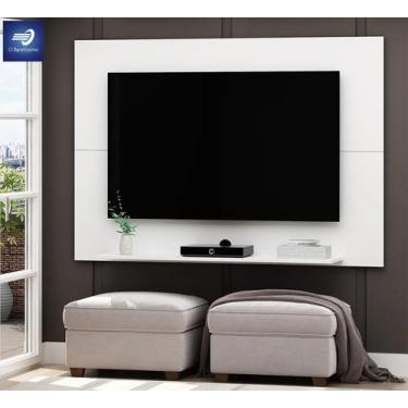 Imagem de Painel para TV até 50" com Prateleira - GELIUS, Branco