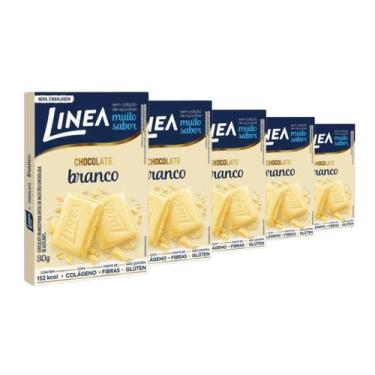 Imagem de Chocolate Linea Diet Zero Açúcar Branco 5 Barras 30g