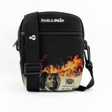 Imagem de Shoulder Bag Mini Bolsa Lateral Pega a Visão Dolllar Fogo - MP Moda Ma