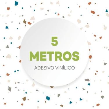 Imagem de Papel De Parede Adesivo Terrazzo Granilite Sala Quarto - Criptonita, 5