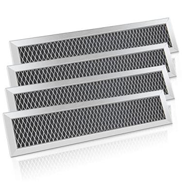 Imagem de BOTNA Substituição de filtro de carvão para micro-ondas para GE WB02X11550, JX81L, Frigidaire 5304464577, LG, Hotpoint Micro-Ondas - 5,8 cm x 26,5 cm x 10,3 cm x 10,3 cm, pacote com 4