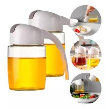 Imagem de Kit 2 Jarras 300ml Porta Azeite Vinagre Mel Açucar Top Chef