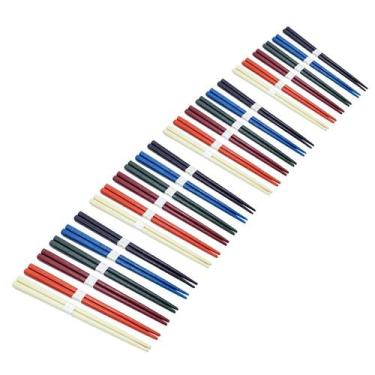 Imagem de Kit C/ 24 Pares De Hashi Colorido Japonês - AC