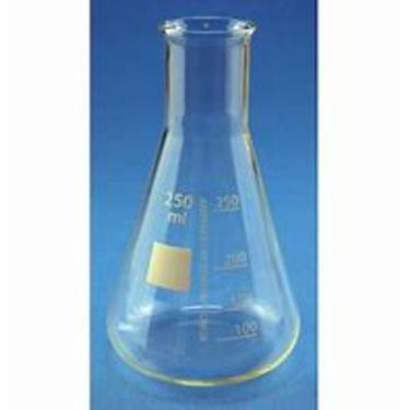 Imagem de Erlenmeyer de vidro boca estreita 125ml - DV