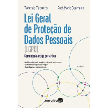 Imagem de Lei Geral de Proteção de Dados Pessoais - Comentada Artigo Por Artigo - 04Ed/22