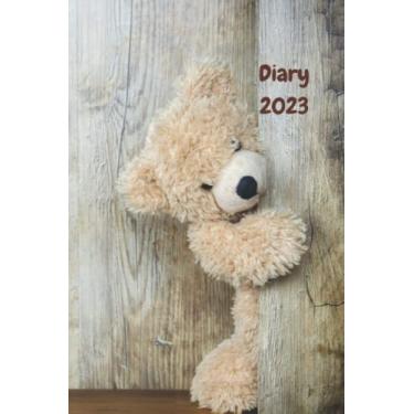 Imagem de Little Shy Teddy Bear Peek-a-boo 2023 Diary UK Dates: 2023 Diary UK