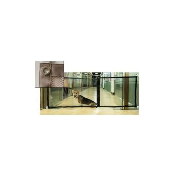 Imagem de Grade tela de proteção cachorro, gato, pet, bebê, crianças 90cm a 3,00 metros (2,70 metros (com ziper) cor branca)