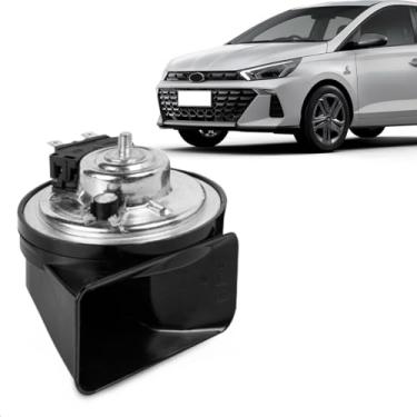 Imagem de Buzina Automotiva Fiamm Hb20 2023 A 2024 Am80Sx L Conector Kum Grave 12V Caracol 2 Terminais