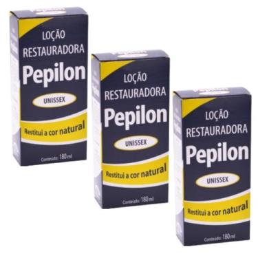 Imagem de Kit 3 Loção Capilar Restauradora Unissex 180Ml - Pepilon