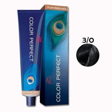 Imagem de Wella Tintura Color Perfect  3/0  Castanho Escuro  60g