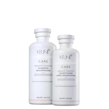 Imagem de Kit Keune Care Keratin Smooth Duo - Sh + Cond (2 Produtos)